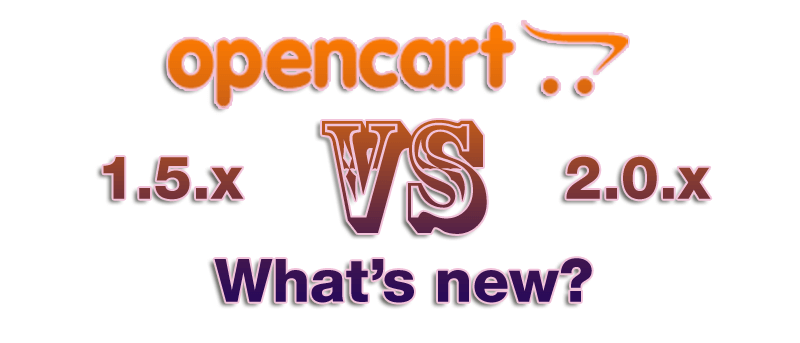 Відмінності між Opencart 2.x. і Opencart 1.5.x.